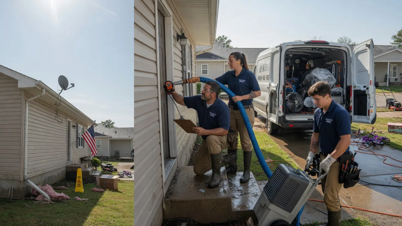 Ceiling Water Damage Restoration in Mott, ND near me